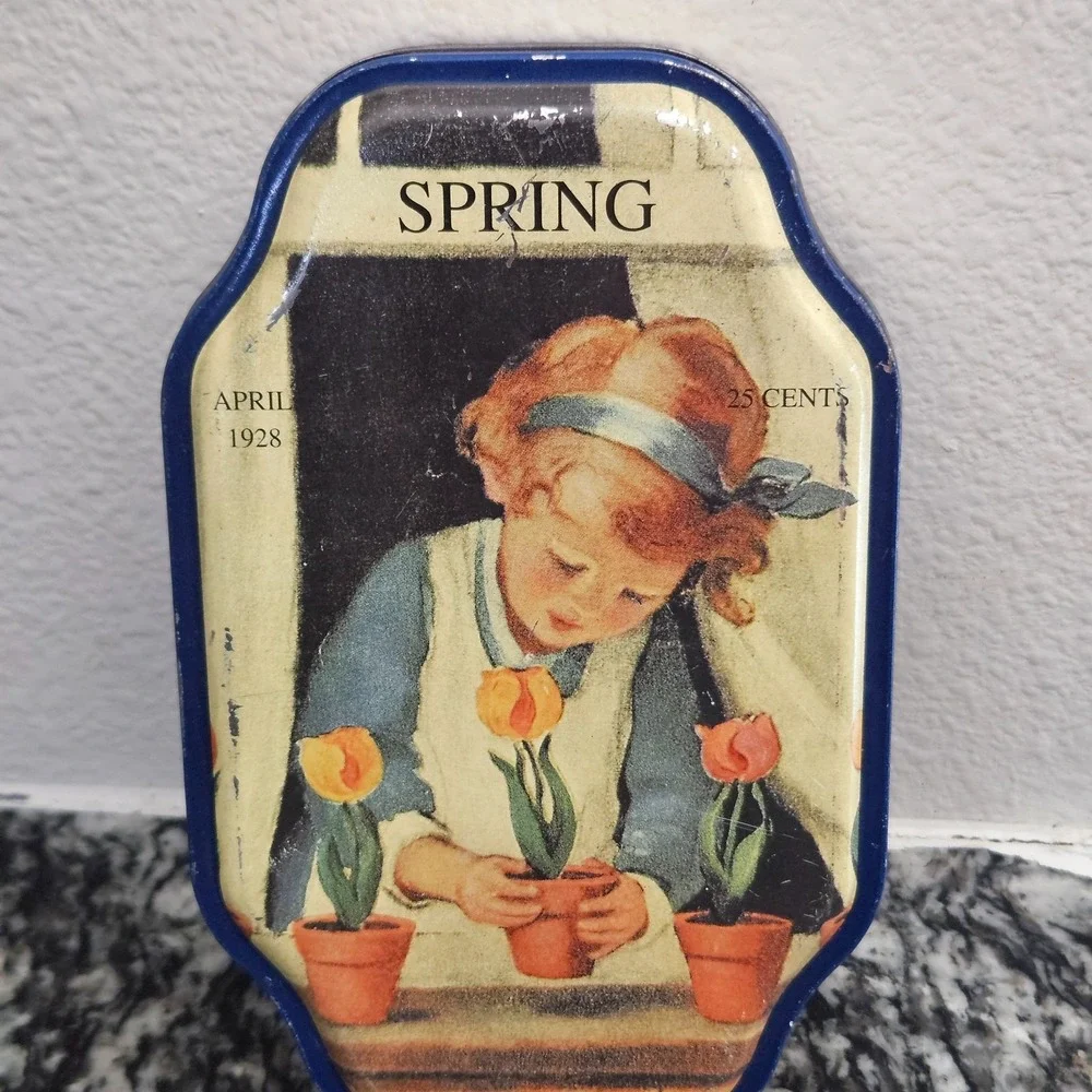 Vintage Good HouseKeeping Spring Tin 1928